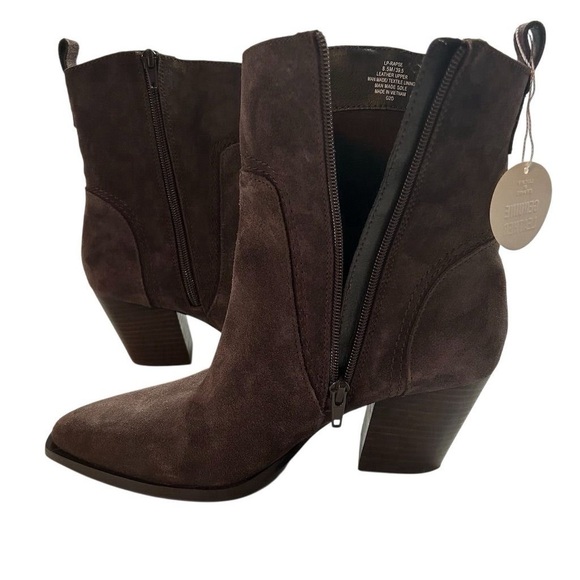 Lucky Brand Dark Brown Ankle Boots - Picture 4 of 9